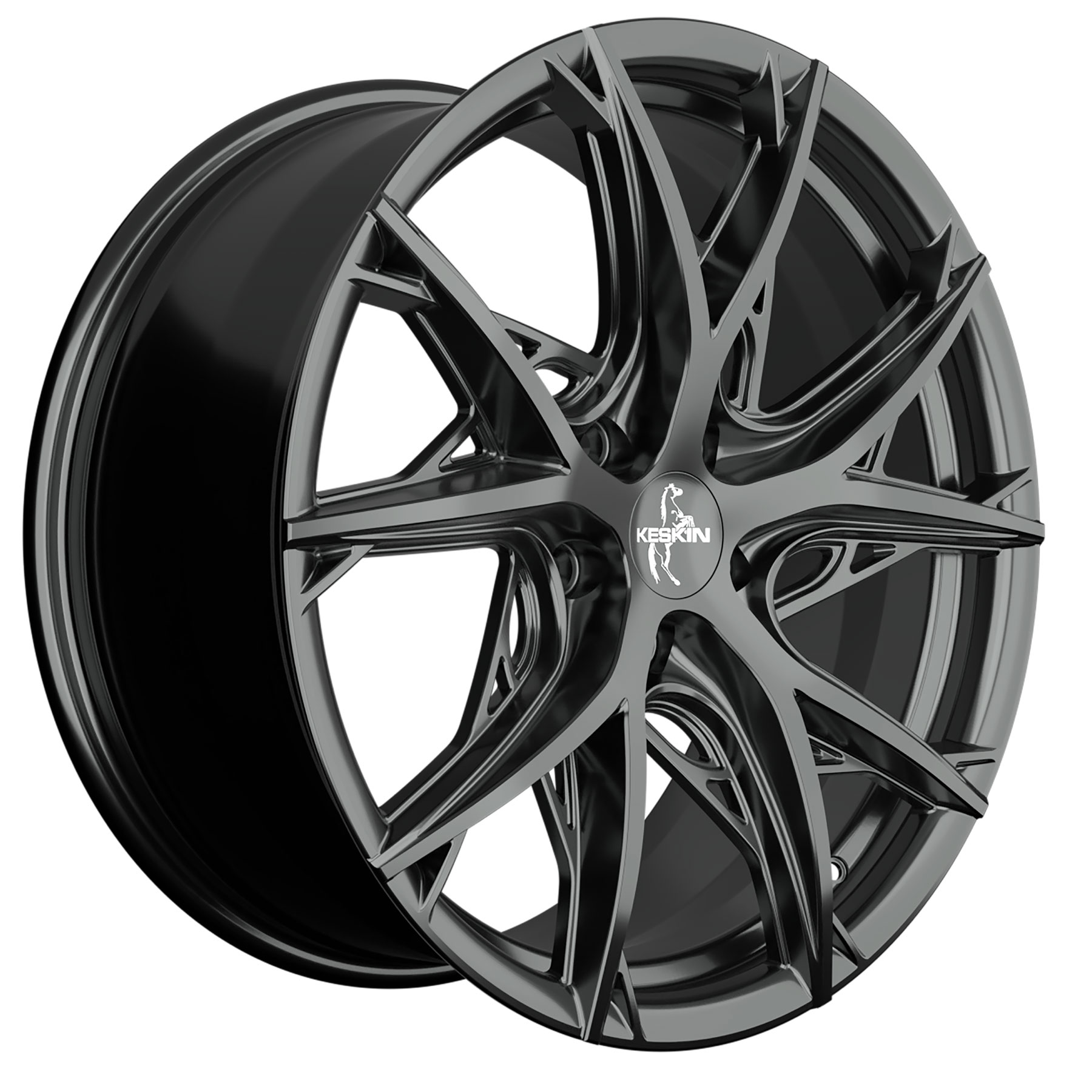 19 Zoll AlufelgenKeskin KT24 Xtreme Grau für Audi A3 3.2l S3 Sportback 8P