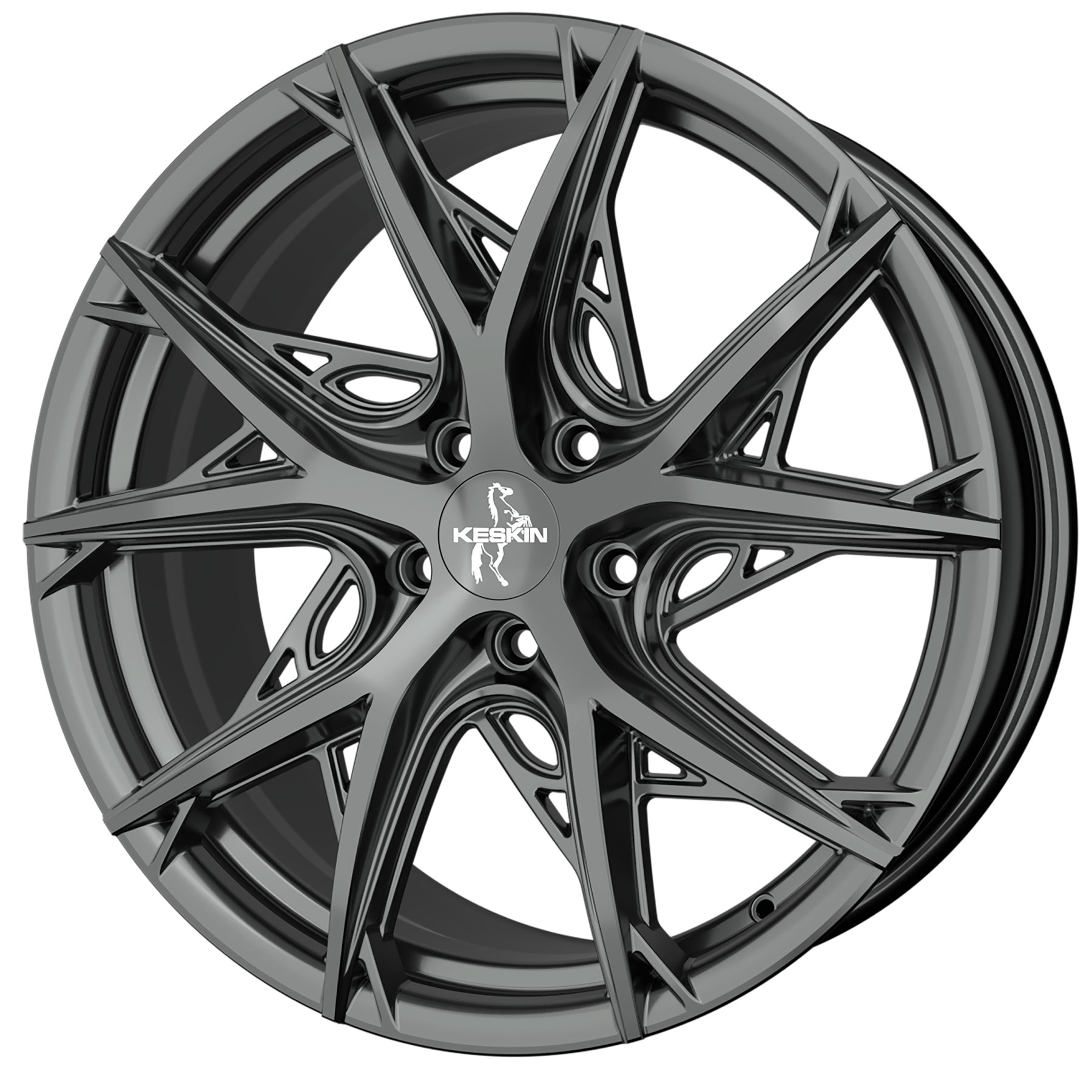 19 Zoll AlufelgenKeskin KT24 Xtreme Grau für Audi A3 3.2l S3 Sportback 8P