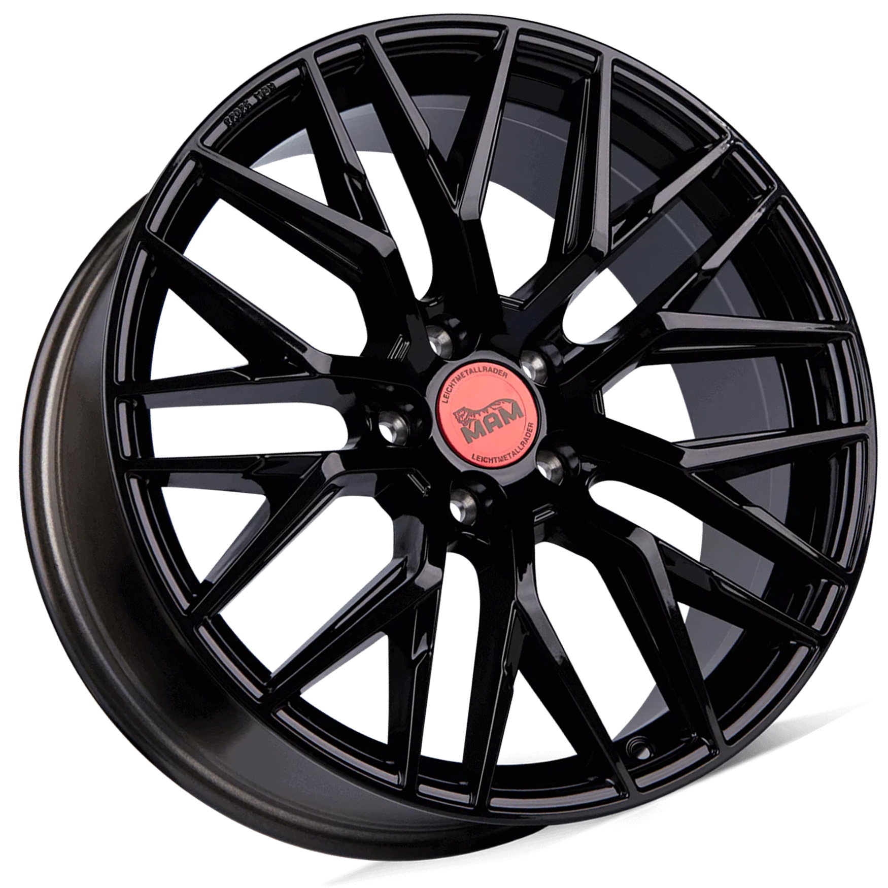 19 Zoll Alufelgen MAM RS4 Black Painted BP für BMW 5er E60 Allrad Lim. 560X