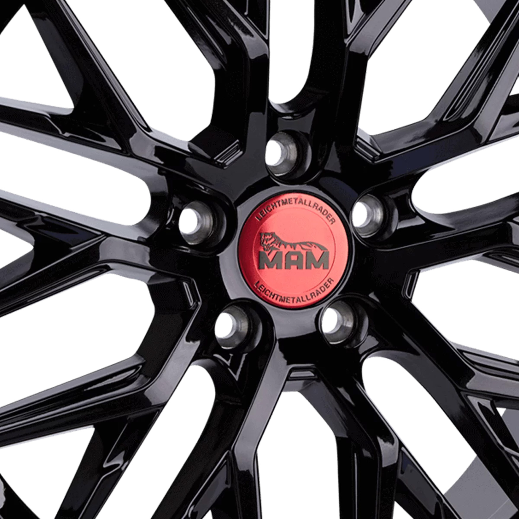 19 Zoll Alufelgen MAM RS4 Black Painted BP für BMW 5er E60 Allrad Lim. 560X