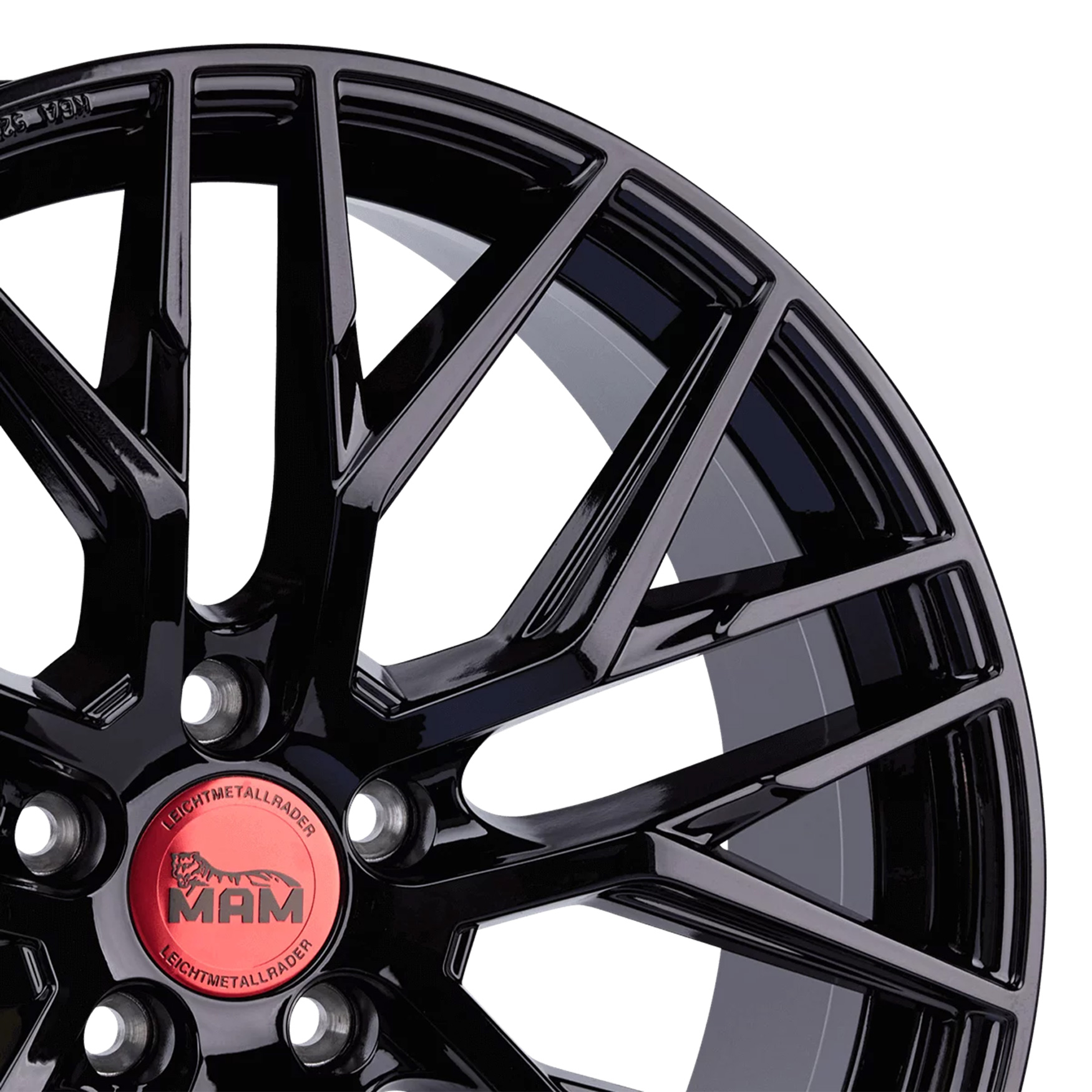 19 Zoll Alufelgen MAM RS4 Black Painted BP für BMW 5er E60 Allrad Lim. 560X